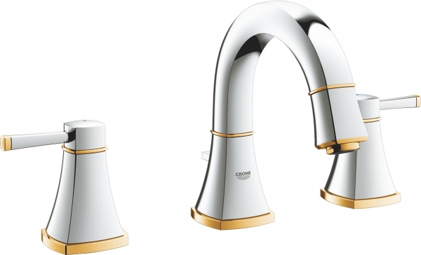 Grohe Grandera S 20417IG0 Lavabo Bataryası (Krom / Altın)