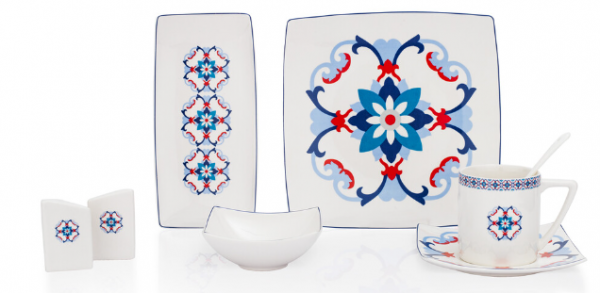 Schafer Day Mavi 32 Parça Kahvaltı Takımı