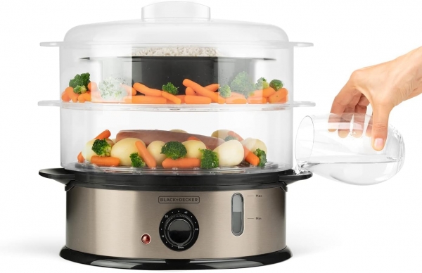 Black+Decker BXST800E Buharlı Pişirici