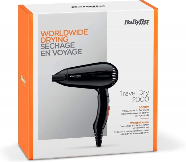 BaByliss Travel Dry 2000 5344E Saç Kurutma Makinesi