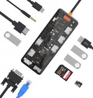 Wiwu CB011 Cyber 11in1 Type-C Dönüştürücü
