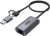 Go Des GD-6836 RJ45 to Type-C ve USB-A Dönüştürücü