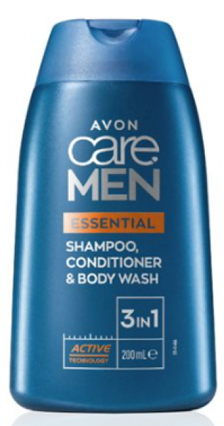 Avon Care Men Essential 3'ü 1 Arada 200 ml Şampuan