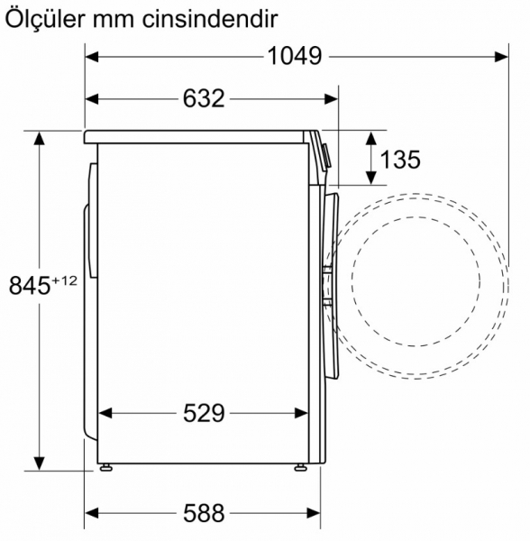 Profilo CGA252Z0TR Çamaşır Makinesi