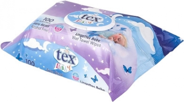Tex Baby Mor Islak Mendil