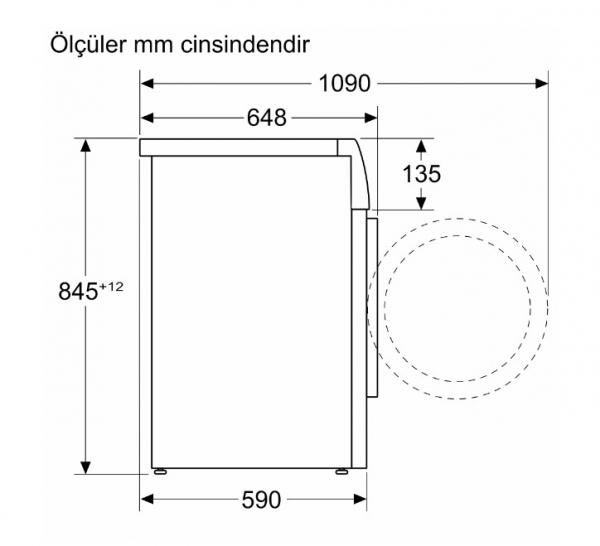 Bosch WGB254AXTR Çamaşır Makinesi
