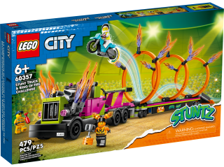 LEGO City 60357 Stunt Truck Ring of Fire Challenge