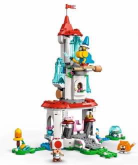 LEGO Super Mario 71407 Cat Peach Suit and Frozen Tower Expansion Set