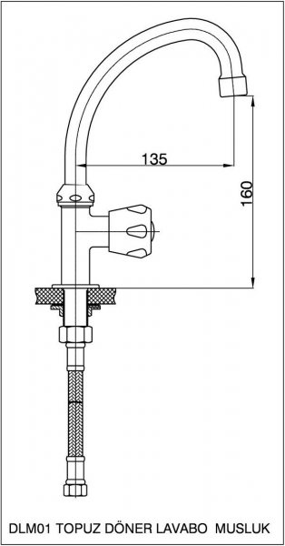 GPD DLM01 Lavabo Bataryası