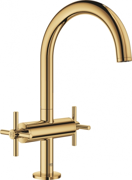 Grohe Atrio L 21019GL3 Lavabo Bataryası (Altın)