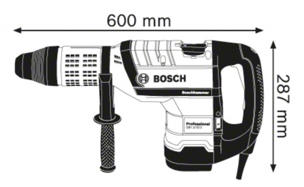 Bosch GBH 12-52 D Professional Matkap
