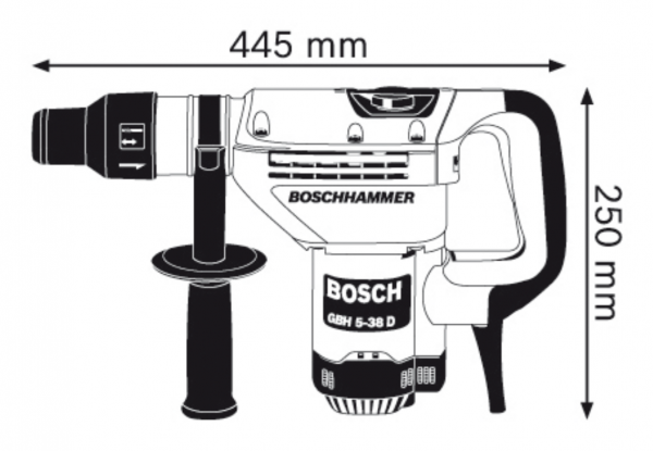 Bosch GBH 5-38 D Professional Matkap
