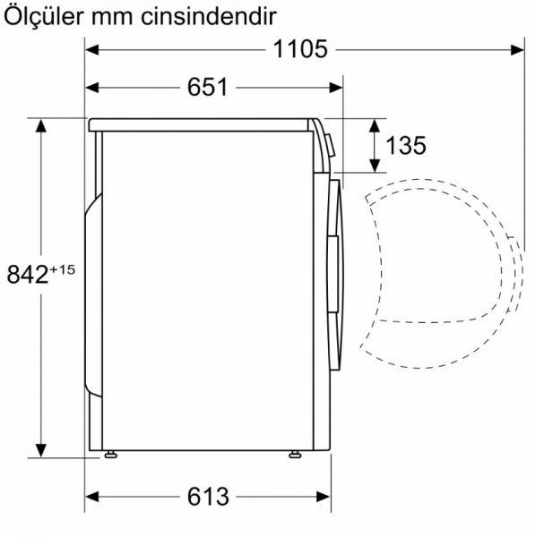 Bosch WQB245A0TR Isı Pompalı Kurutma Makinesi