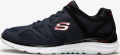 Skechers Satisfaction Flash Point (58350-NVBK) Erkek Spor Ayakkabı