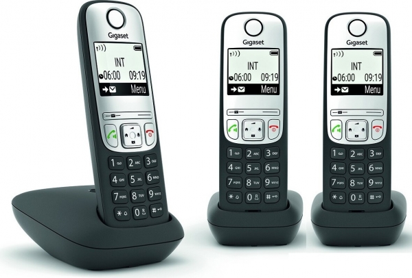 Gigaset A690 Trio Telsiz Telefon (3 ahize / Analog)