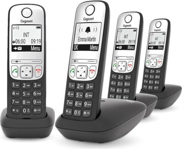 Gigaset A690 Quad Telsiz Telefon (4 ahize / Analog)