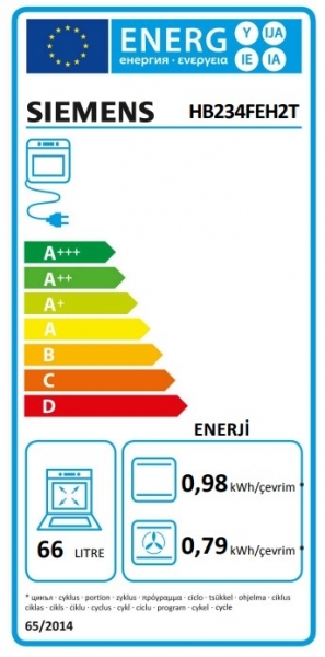 Siemens HB234FEH2T Ankastre Fırın
