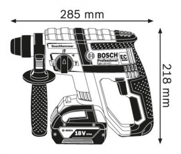 Bosch GBH 18 V-EC Professional Akülü Matkap
