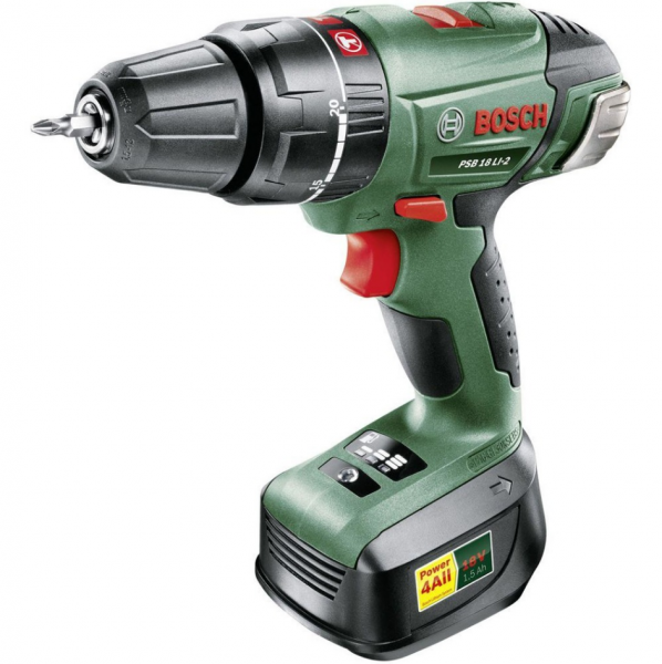 Bosch PSB 18 Li-2 Akülü Matkap