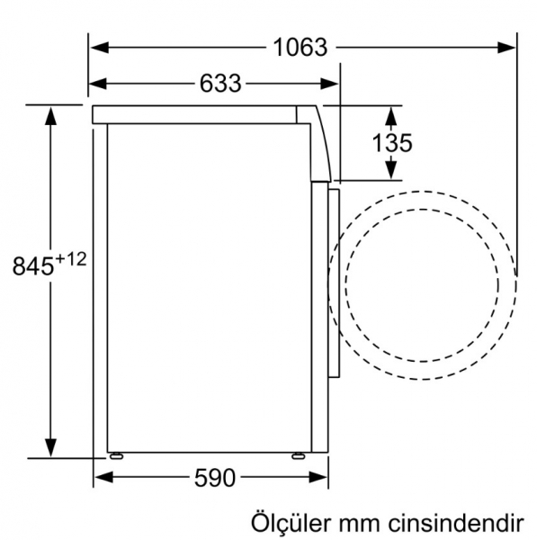 Profilo CMN12190TR Çamaşır Makinesi