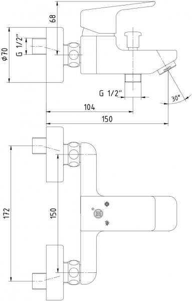 AR Lunetta 102102484 Banyo Bataryası