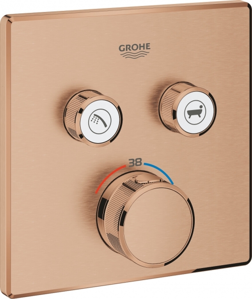 Grohe Grohtherm SmartControl 29124DL0 Duş Bataryası (Bakır)