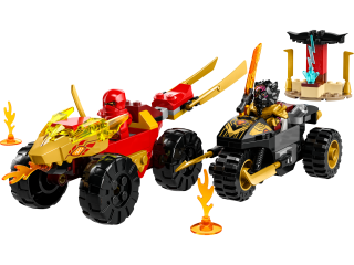 LEGO Ninjago 71789 Kai and Ras's Car and Bike Battle