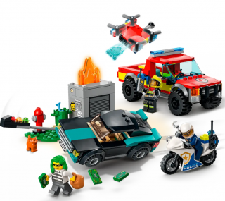 LEGO City 60319 Fire Rescue and Police Chase