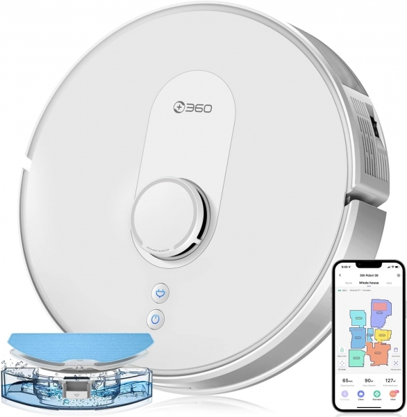 360 S8 Robot Süpürge+Mop
