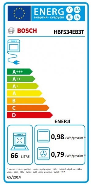 Bosch HBF534EB3T Ankastre Fırın