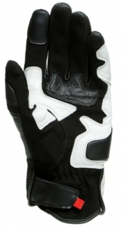 Dainese Mig 3 Black White Red Motosiklet Eldiveni