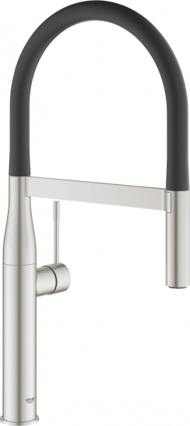 Grohe Essence 30294DC0 Eviye Bataryası (Siyah / Inox)