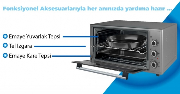 Innova Midi 45 LT Mini Fırın