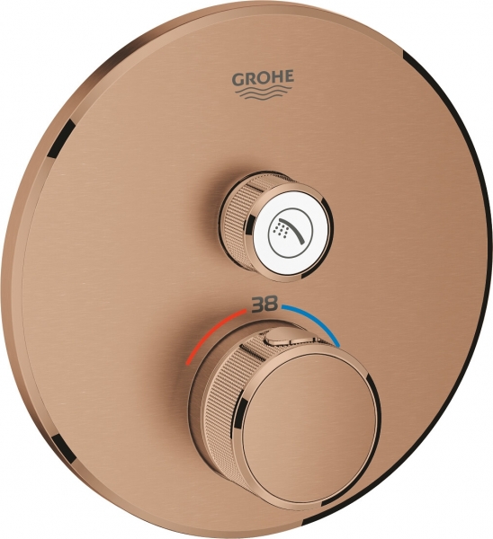 Grohe Grohtherm SmartControl 29118DL0 Duş Bataryası (Bakır)