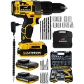 Rebellisch 58 V 8 Ah Darbesiz + 27 Parça Set resim