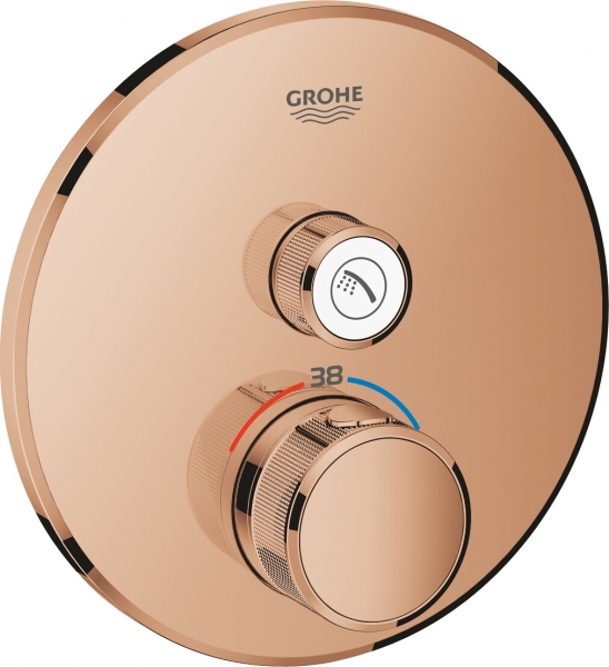 Grohe Grohtherm SmartControl 29118DA0 Duş Bataryası (Bakır)