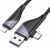 Hoco Freeway U95 USB / Type-C Lightning Şarj Kablosu