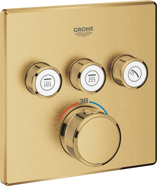 Grohe Grohtherm SmartControl 29126GN0 Banyo Bataryası (Altın)