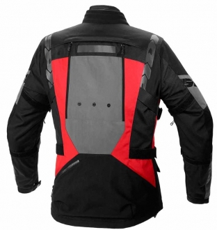 Spidi 4 Season Evo H2OUT Gri/Kırmızı Motosiklet Montu