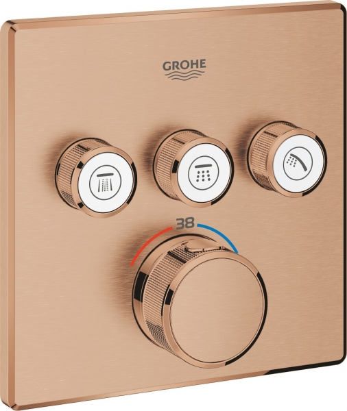 Grohe Grohtherm SmartControl 29126DL0 Banyo Bataryası (Bakır)