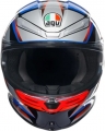 AGV K6 S Slashcut Blue Red resim
