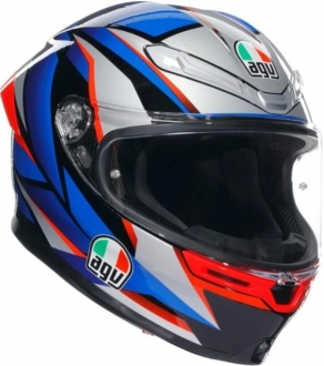 AGV K6 S Slashcut Blue Red