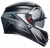 AGV K3 MPLK Compound Gri/Mat Siyah
