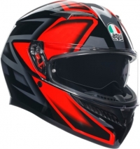 AGV K3 Compound Black Red resim