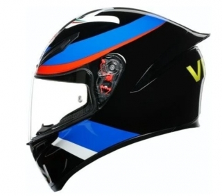 AGV K1 VR46 Sky Racing Team Siyah Kırmızı
