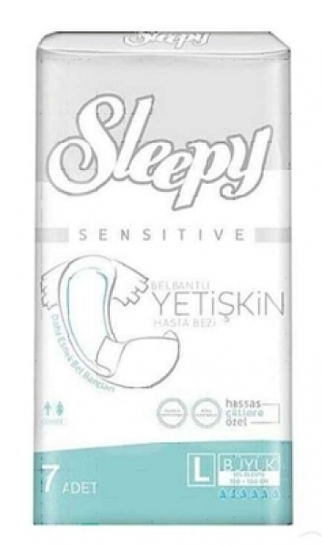 Sleepy Large Belbantlı Yetişkin Bezi 7 Adet