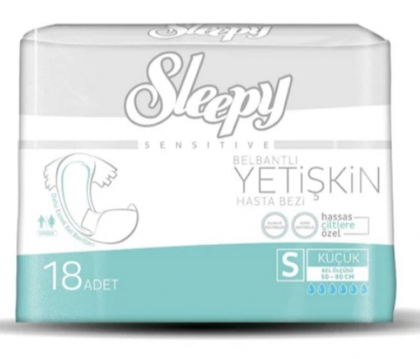 Sleepy XSmall Belbantlı Yetişkin Bezi 18 Adet