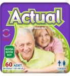 Actual XLarge Belbantlı Yetişkin Bezi 60 Adet resim