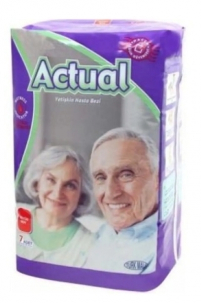 Actual Large Belbantlı Yetişkin Bezi 7 Adet