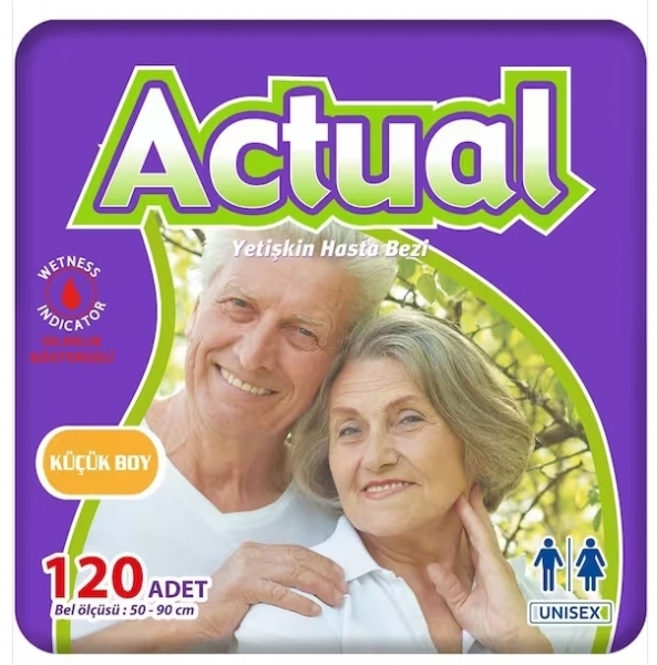 Actual Small Belbantlı Yetişkin Bezi 120 Adet